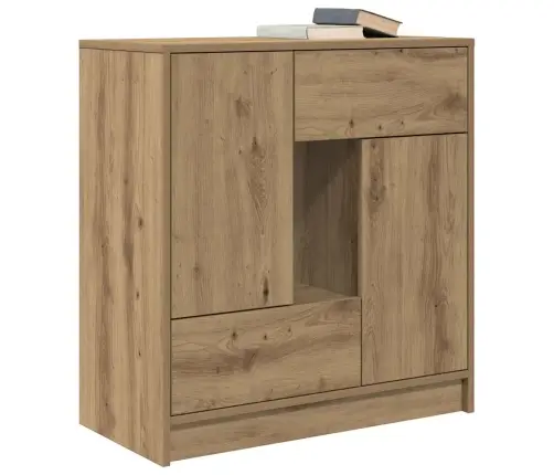 Puhvetkapp Sahtlitega Ja Ustega, Artisan Tamm, 70,5X34X74,5 Cm