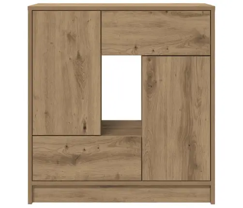 Puhvetkapp Sahtlitega Ja Ustega, Artisan Tamm, 70,5X34X74,5 Cm