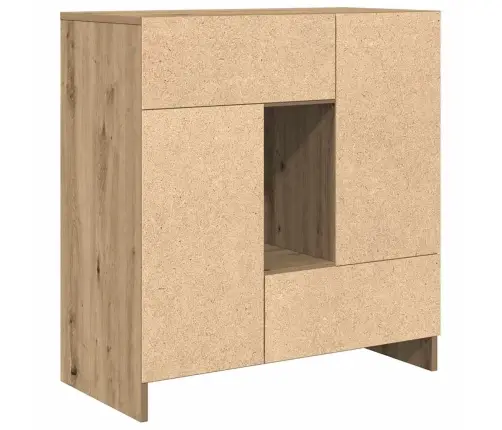 Puhvetkapp Sahtlitega Ja Ustega, Artisan Tamm, 70,5X34X74,5 Cm