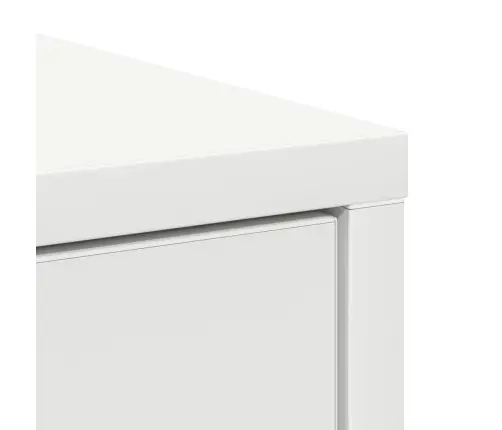 Puhvetkapp Sahtlitega Ja Ustega, Valge, 73X31X90 Cm