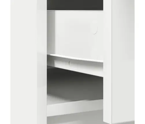 Puhvetkapp Sahtlitega Ja Ustega, Valge, 73X31X90 Cm