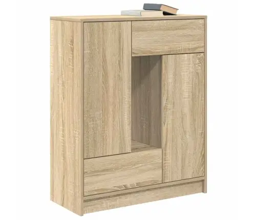 Šoninė Spintelė Su Stalčiais Ir Durelėmis, Balta, 73X31X90 Cm