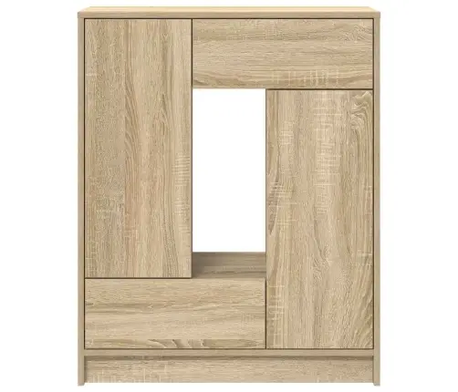 Šoninė Spintelė Su Stalčiais Ir Durelėmis, Balta, 73X31X90 Cm