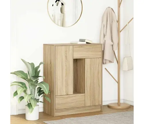 Šoninė Spintelė Su Stalčiais Ir Durelėmis, Balta, 73X31X90 Cm