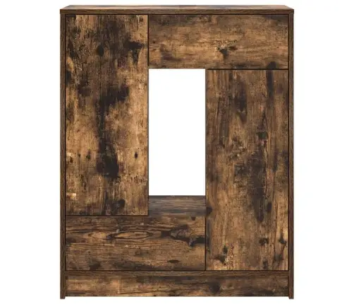 Kumode Ar Atvilktnēm Un Durvīm, Kūpināts Ozols, 73X31X90 Cm Vidaxl Kumode Ar Atvilktnēm Un Durvīm, Kūpināts Ozols, 73X31X90 Cm Vidaxl