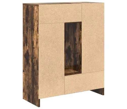 Kumode Ar Atvilktnēm Un Durvīm, Kūpināts Ozols, 73X31X90 Cm Vidaxl Kumode Ar Atvilktnēm Un Durvīm, Kūpināts Ozols, 73X31X90 Cm Vidaxl