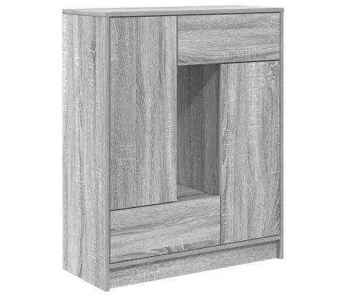 Kumode Ar Atvilktnēm Un Durvīm, Pelēka Sonoma, 73X31X90 Cm Vidaxl