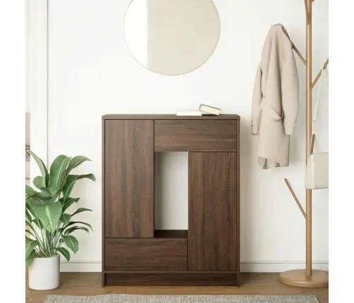 Kumode Ar Atvilktnēm Un Durvīm, Brūns Ozols, 73X31X90 Cm Vidaxl Kumode Ar Atvilktnēm Un Durvīm, Brūns Ozols, 73X31X90 Cm Vidaxl