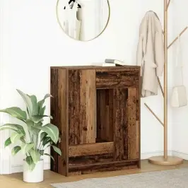 Kumode Ar Atvilktnēm Un Durvīm, Veca Koka, 73X31X90 Cm Vidaxl