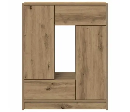 Kumode Ar Atvilktnēm Un Durvīm, Koka Krāsā, 73X31X90 Cm Vidaxl