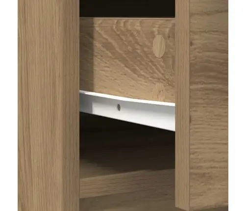 Kumode Ar Atvilktnēm Un Durvīm, Koka Krāsā, 73X31X90 Cm Vidaxl