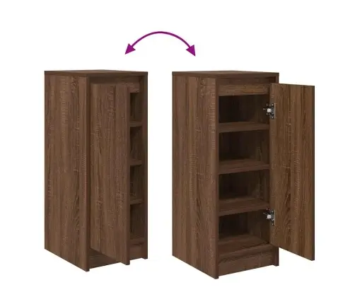 Spintelė Batams, Ruda Ąžuolo, 29,5X34X76 cm Apdirbta Mediena