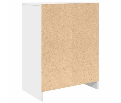 Spintelė Batams, Baltos Spalvos, 57X34X76 cm Apdirbta Mediena