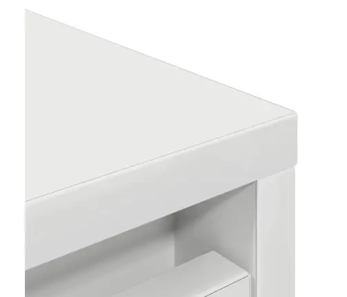 Spintelė Batams, Baltos Spalvos, 57X34X76 cm Apdirbta Mediena