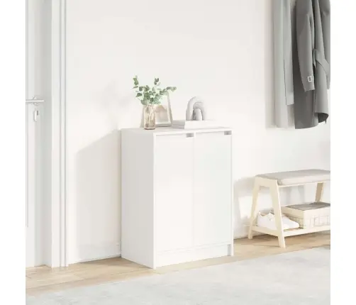 Spintelė Batams, Baltos Spalvos, 57X34X76 cm Apdirbta Mediena