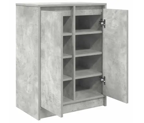 Spintelė Batams, Betono Pilka, 57X34X76 cm Apdirbta Mediena