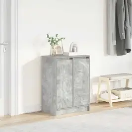 Spintelė Batams, Betono Pilka, 57X34X76 cm Apdirbta Mediena