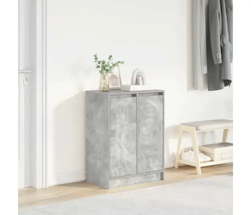 Spintelė Batams, Betono Pilka, 57X34X76 cm Apdirbta Mediena