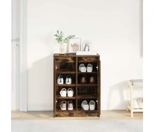 Apavu Skapītis, Ozolkoka Krāsa, 57X34X76 Cm, Inženierijas Koks Vidaxl