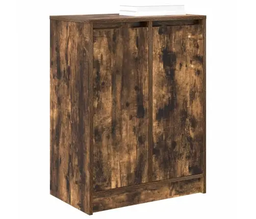 Apavu Skapītis, Ozolkoka Krāsa, 57X34X76 Cm, Inženierijas Koks Vidaxl