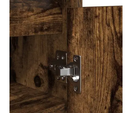 Apavu Skapītis, Ozolkoka Krāsa, 57X34X76 Cm, Inženierijas Koks Vidaxl