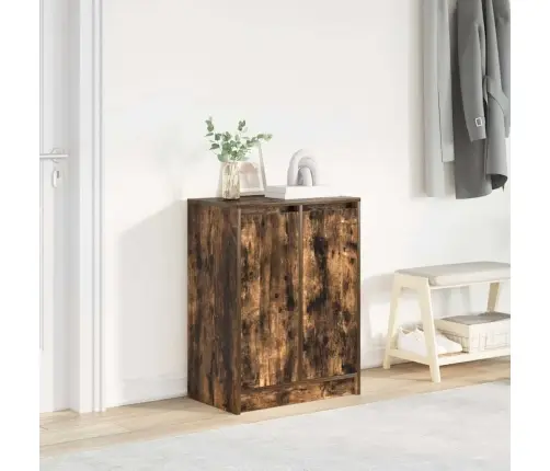 Apavu Skapītis, Ozolkoka Krāsa, 57X34X76 Cm, Inženierijas Koks Vidaxl