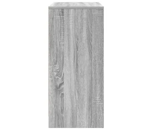 Apavu Skapītis, Pelēka Ozola, 57X34X76 Cm, Inženierijas Koks Vidaxl