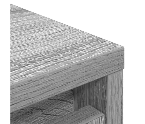 Apavu Skapītis, Pelēka Ozola, 57X34X76 Cm, Inženierijas Koks Vidaxl