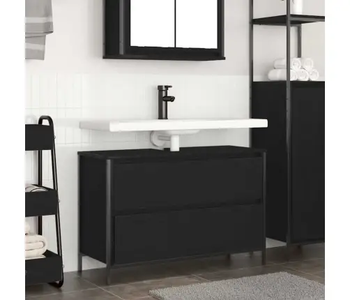 Vannas Istabas Izlietnes Skapis Ar Atvilktnēm 90X34,5X60 Cm Vidaxl