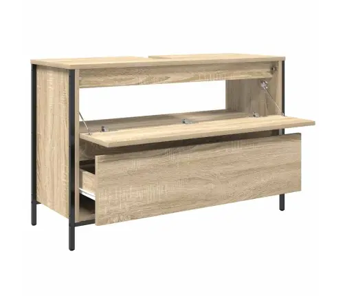 Vannas Istabas Izlietnes Skapis Ar Atvilktnēm 90X34,5X60 Cm Vidaxl