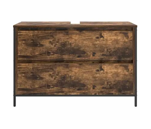 Vonios Praustuvo Spintelė Su Stalčiais 90X34,5X60 Cm