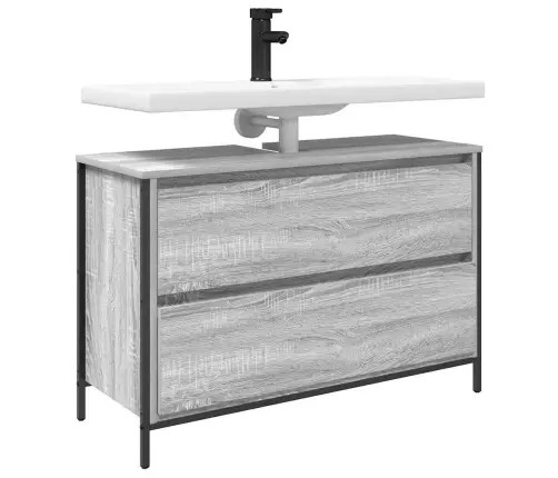 Vannas Istabas Izlietnes Skapis Ar Atvilktnēm 90X34,5X60 Cm Vidaxl