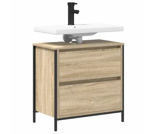 Vonios Praustuvo Spintelė Su Stalčiais 60X34,5X60 Cm