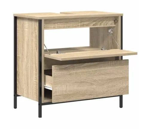 Vonios Praustuvo Spintelė Su Stalčiais 60X34,5X60 Cm