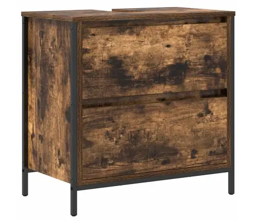 Vannas Istabas Izlietnes Skapis Ar Atvilktnēm 60X34,5X60 Cm Vidaxl