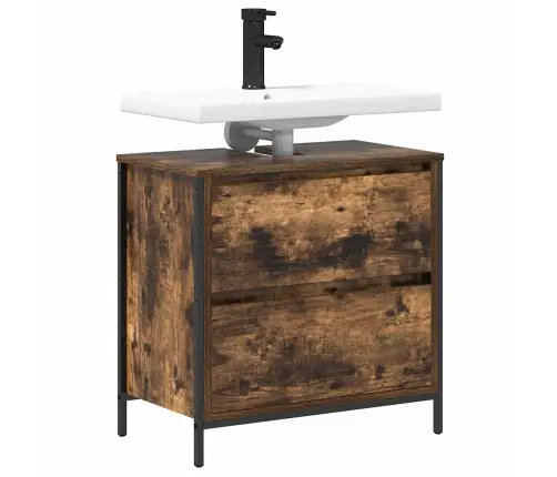 Vannas Istabas Izlietnes Skapis Ar Atvilktnēm 60X34,5X60 Cm Vidaxl