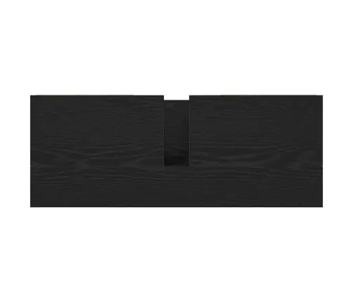 Valamukapp Sahtlitega Must Tamm 90X34,5X60 Cm