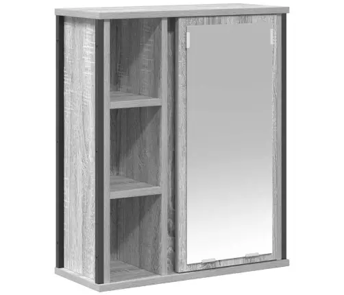 Vannas Istabas Sienas Skapis Ar Spoguli 50X21X60 Cm Vidaxl