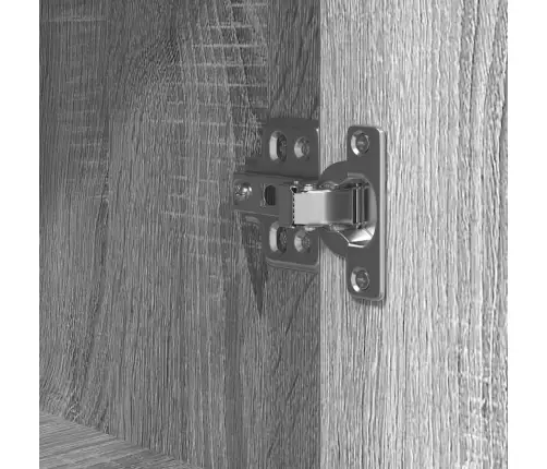 Vannas Istabas Skapis Ar Plauktiem Pelēks Sonoma 36X35X165 Cm Vidaxl