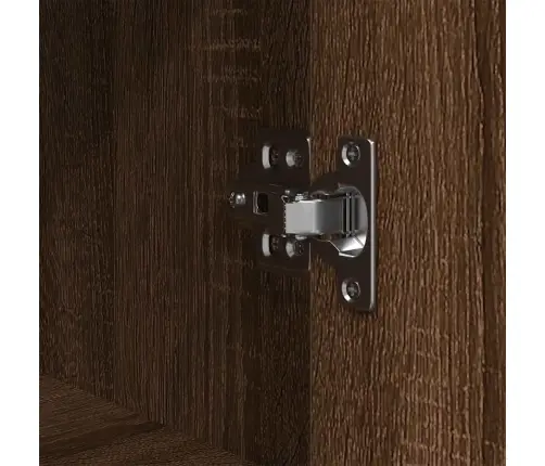 Vonios Spintelė Su Lentynomis Rudas Ąžuolas 36X35X165 Cm