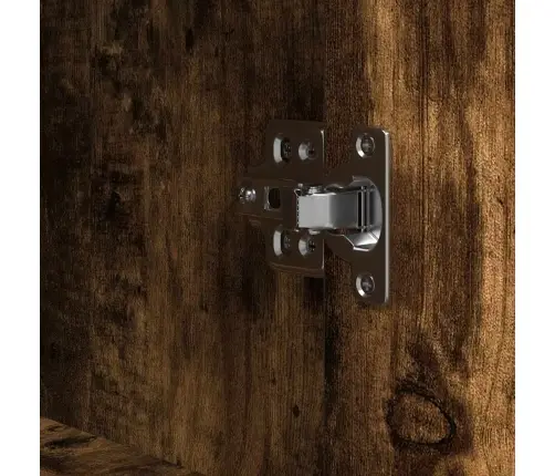 Vannas Istabas Skapis Ar Plauktiem Kūpināts Ozols 36X35X95 Cm Vidaxl