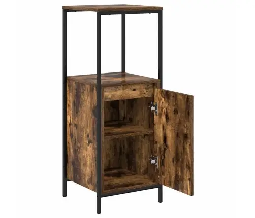 Vannas Istabas Skapis Ar Plauktiem Kūpināts Ozols 36X35X95 Cm Vidaxl