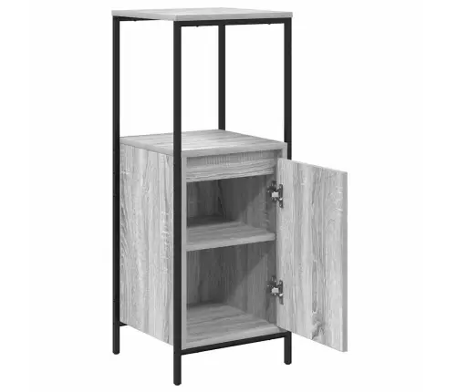 Vannas Istabas Skapis Ar Plauktiem Pelēks Sonoma 36X35X95 Cm Vidaxl