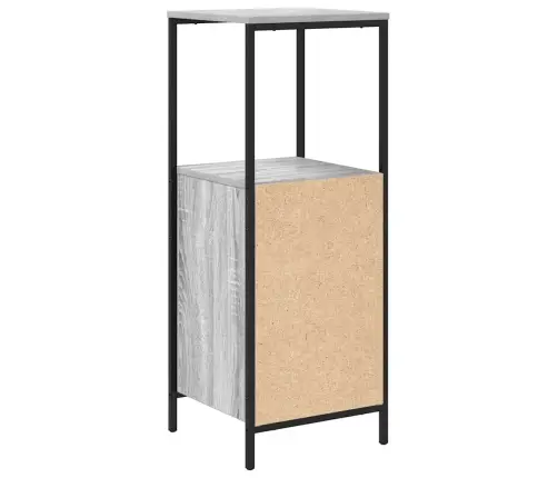 Vannas Istabas Skapis Ar Plauktiem Pelēks Sonoma 36X35X95 Cm Vidaxl