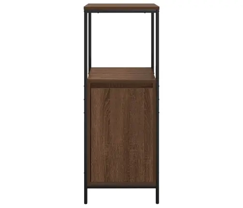 Vannas Istabas Skapis Ar Plauktiem Brūns Ozols 36X35X95 Cm Vidaxl