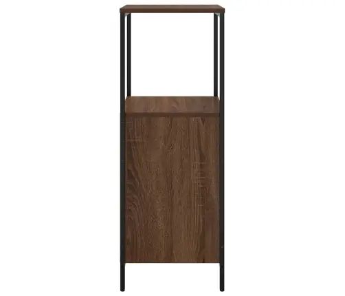 Vannas Istabas Skapis Ar Plauktiem Brūns Ozols 36X35X95 Cm Vidaxl