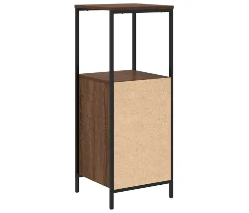 Vannas Istabas Skapis Ar Plauktiem Brūns Ozols 36X35X95 Cm Vidaxl