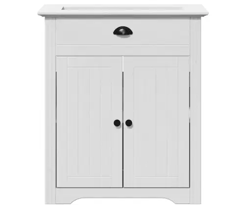 3-Osaline Vannitoa Mööblikomplekt Bodo, Valge, Männipuit