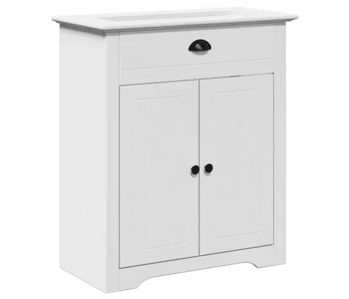 4-Osaline Vannitoa Mööblikomplekt Bodo, Valge, Männipuit