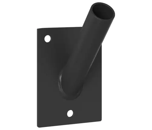 Vėliavos Stiebo Laikiklis Juoda 10,5 X 7,5 X 0,25 Cm Plienas